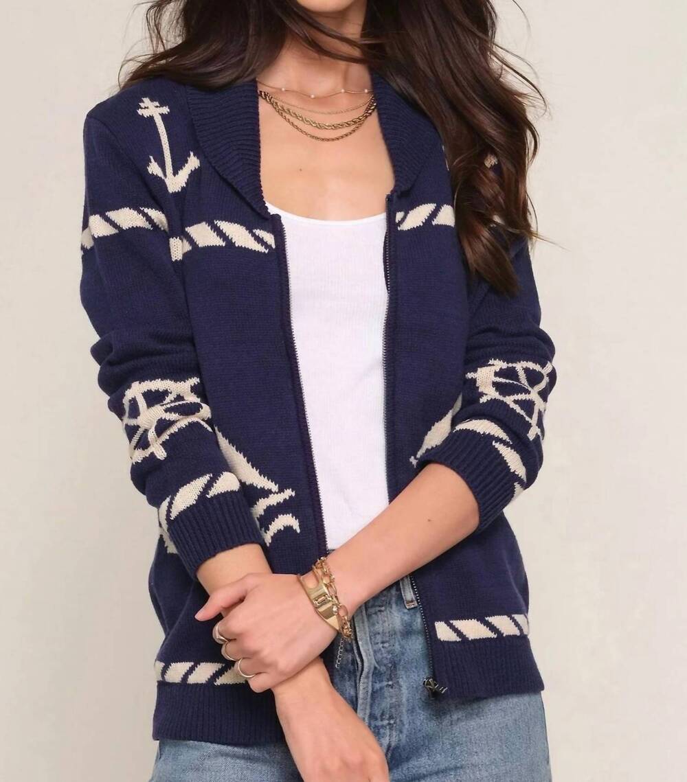 NEW HEARTLOOM trixie cardigan in navy